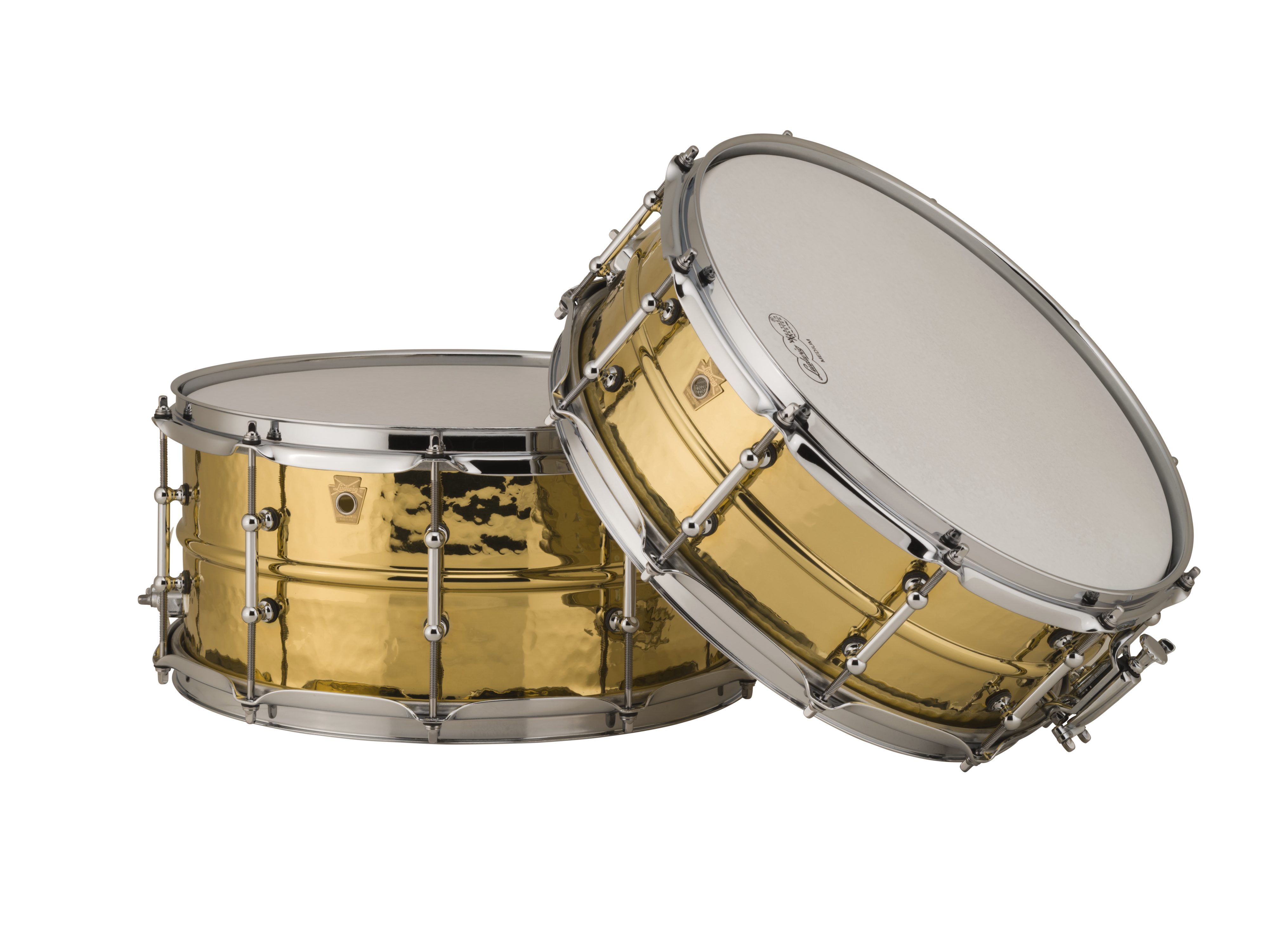 最高の品質 専用HB-1455 Hammered Brass Snare Drum 14×… 打楽器 ...
